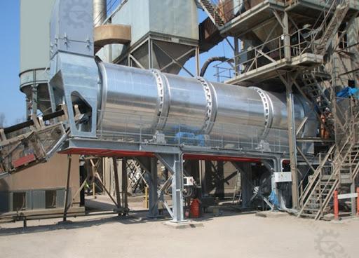 تفاوت‌های فنی درایر (Dryer) در کارخانه آسفالت و کوره پخت گچ